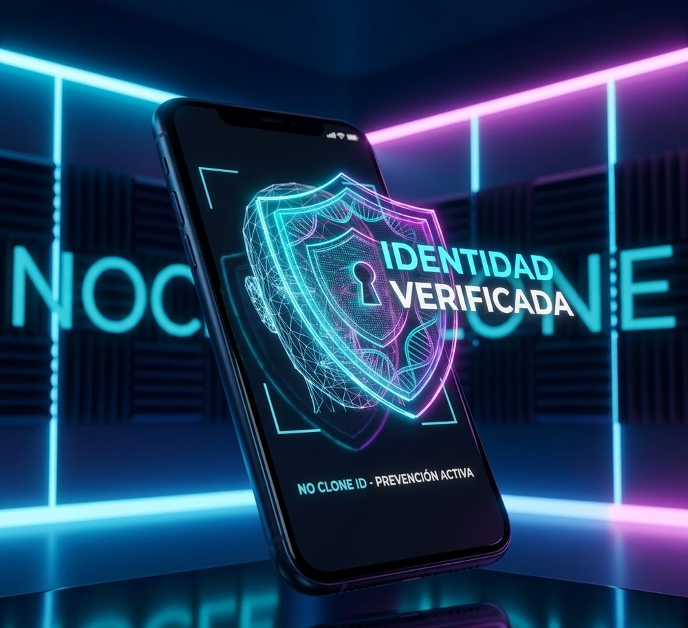 Identidad verificada con NoCloneID: protección contra cuentas falsas en redes sociales